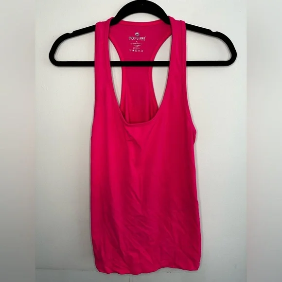Women’s Pink 20 Degree Key Hole Tank Top Work Out Gym Athletic Active Wear XL - Picture 1 of 8
